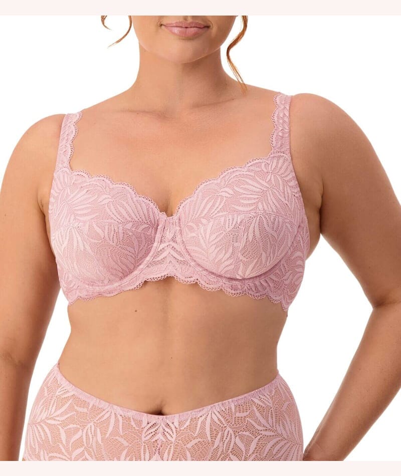 Triumph Essential Lace Balconette Bra - Sunrose Pink Bras 