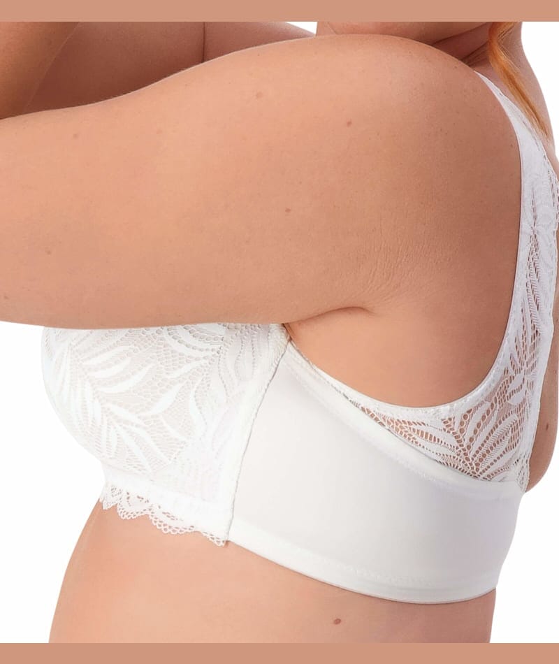 Triumph Essential Lace Wire-free Bra - White Bras 