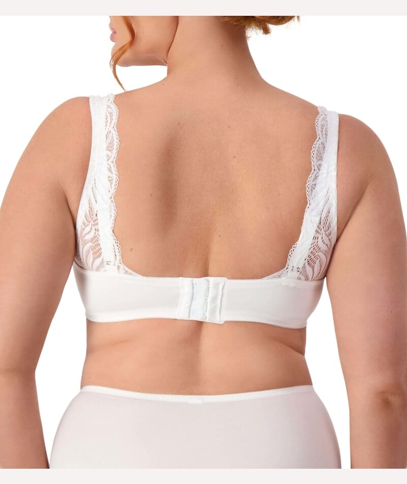Triumph Essential Lace Wire-free Bra - White Bras 