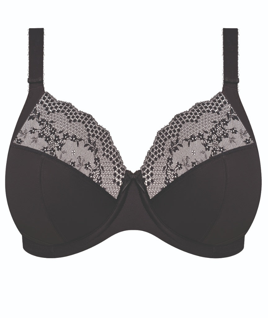 Elomi Lucie Underwire Stretch Plunge Bra - Jet