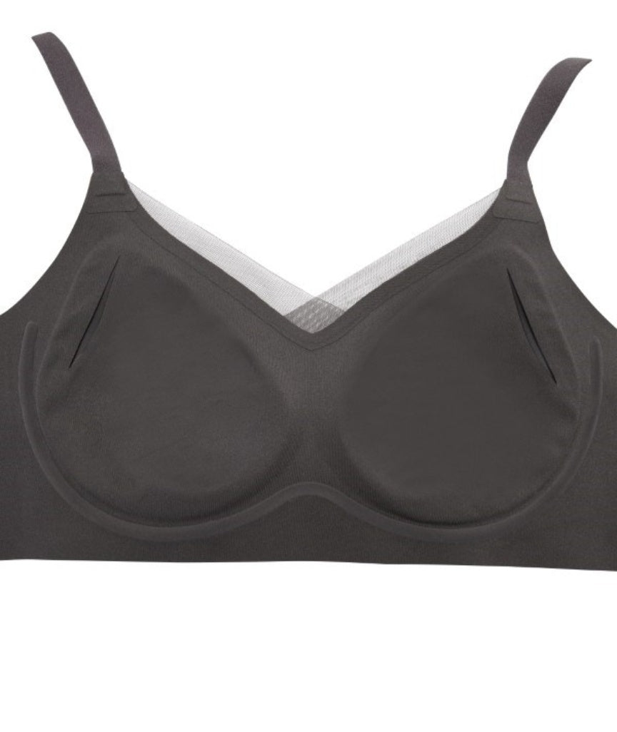 Amoena Wave Magic Non-Wired Bra - Anthracite