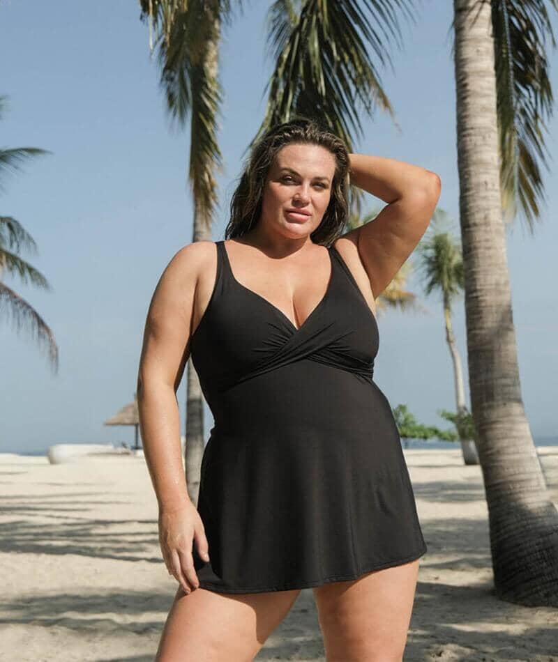 Artesands Hues Delacroix D-G Cup Swimdress - Black Swim 