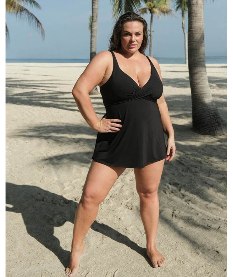 Artesands Hues Delacroix D-G Cup Swimdress - Black Swim 