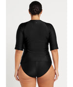 Artesands Hues Seurat Sunsafe Short Sleeve Rash Top - Black