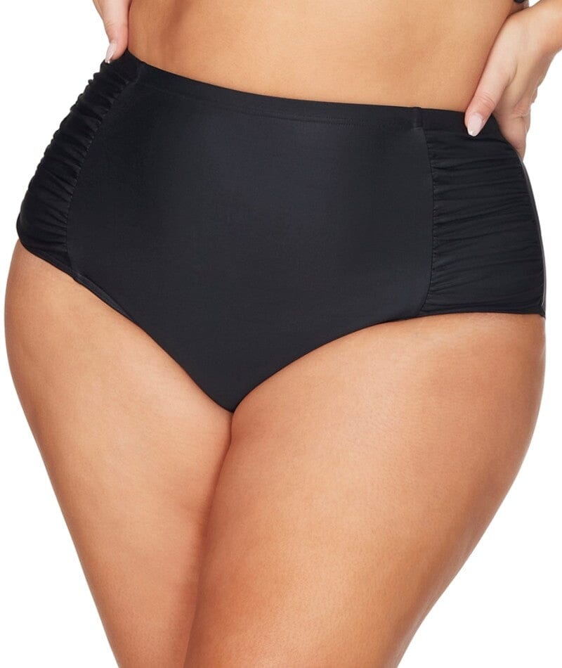 Artesands Hues Botticelli High Waist Swim Pant- Black Swim 
