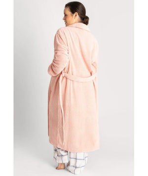 Ava & Audrey Betty Jacquard Fleece Robe - Blush Sleep / Lounge 