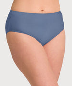 Ava & Audrey Clementine Cotton Full Brief 3 Pack - Denim Blue Knickers 