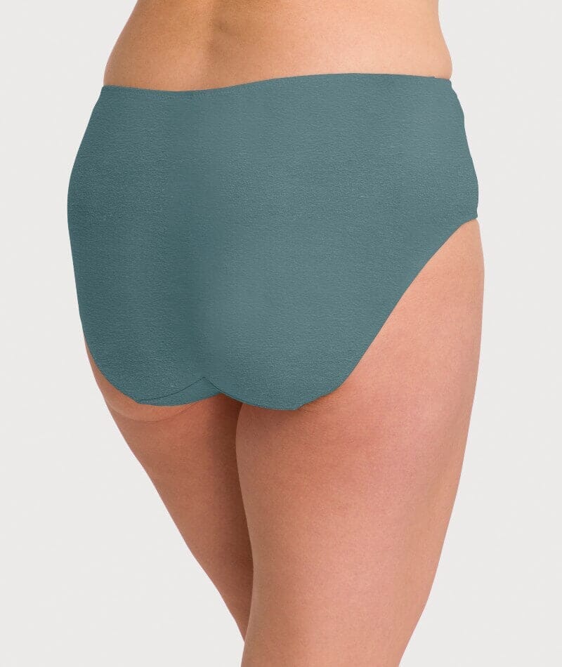 Ava & Audrey Clementine Cotton Full Brief 3 Pack - Sea Green Knickers 