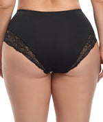 Ava & Audrey Florence Lace & Micro Full Brief - Black