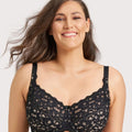 Ava & Audrey Jacqueline Lace Full Cup Underwire Bra - Black/Nude