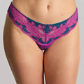 Panache Clara Thong - Teal/Magenta