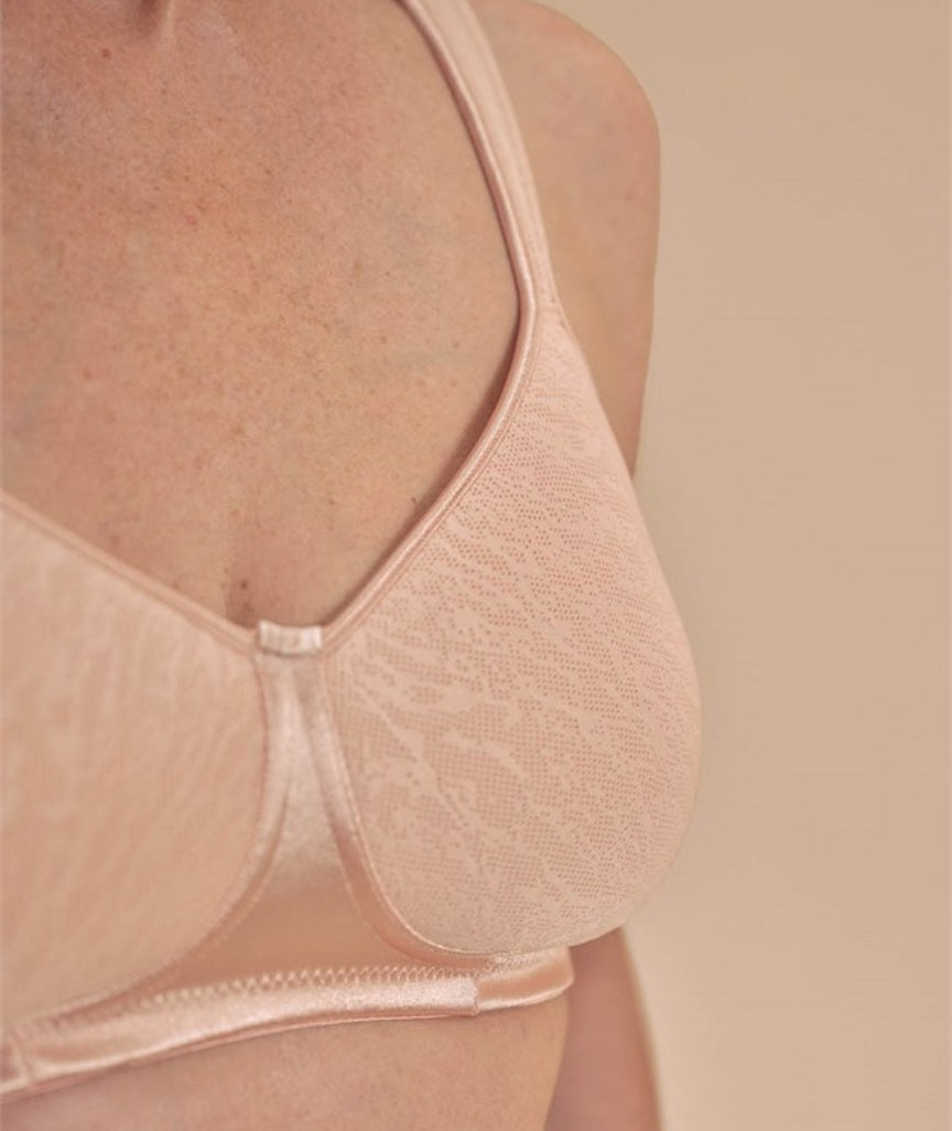 Amoena Lissa Padded Wire-Free Bra - Blush