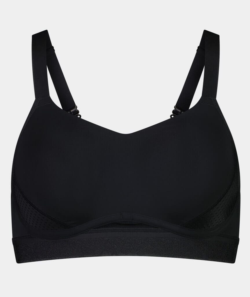 Bendon Breathe High Impact Sports Bra - Black Bras 