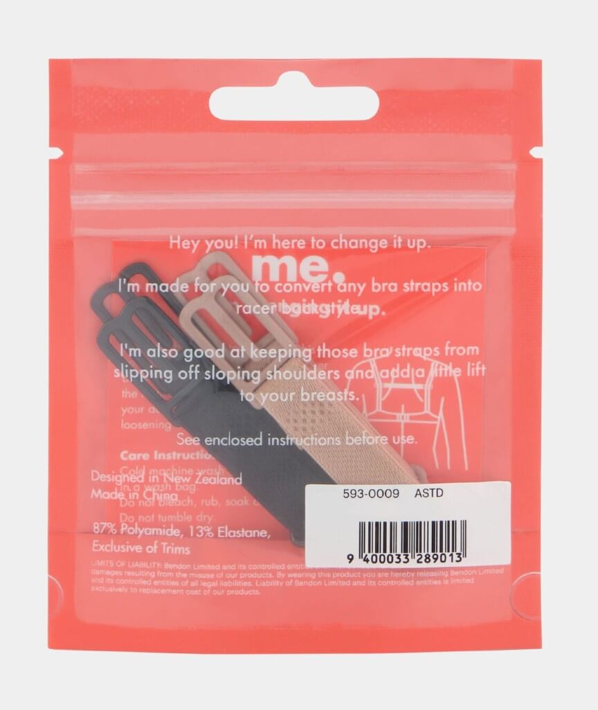 Bendon Cross Back Strap Converter 2 Pack - Assorted