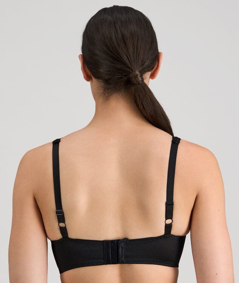 Bendon Damask Contour Underwire Bra - Black Bras 