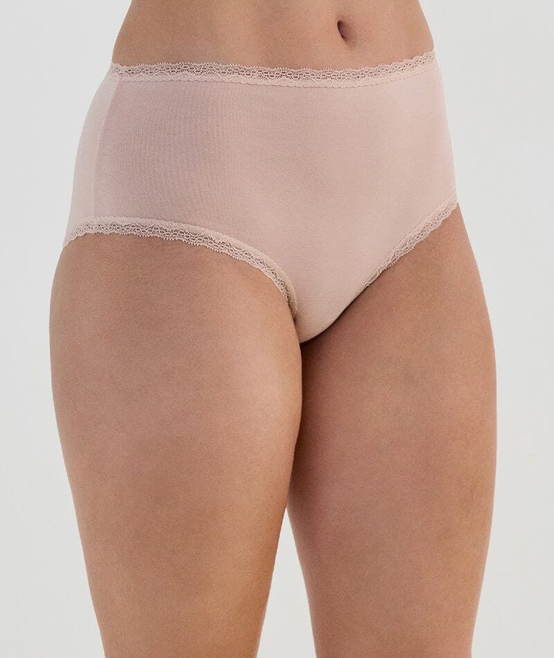 Bendon Stretch Cotton Full Brief - Latte Knickers 