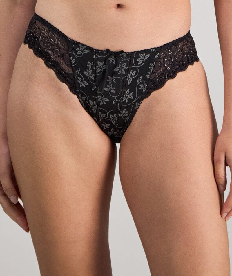 Bendon Yvette Bikini Brief - Black Knickers 