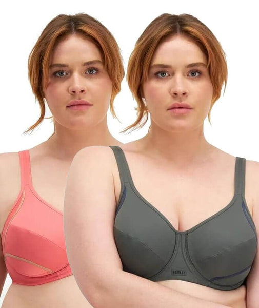 2 Pack Gentle Peach Bra 18 Hour Ultimate Lift and Support Wirefree Womens  Bras