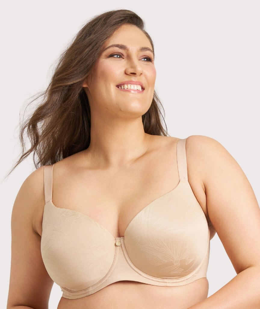 Berlei Lift and Shape T-Shirt Underwire Bra - Contemporary Floral Nude