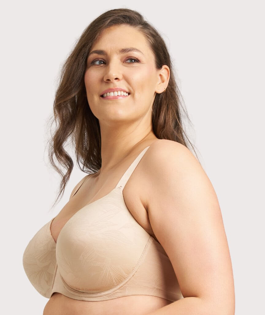 Berlei Lift and Shape T-Shirt Underwire Bra - Contemporary Floral Nude