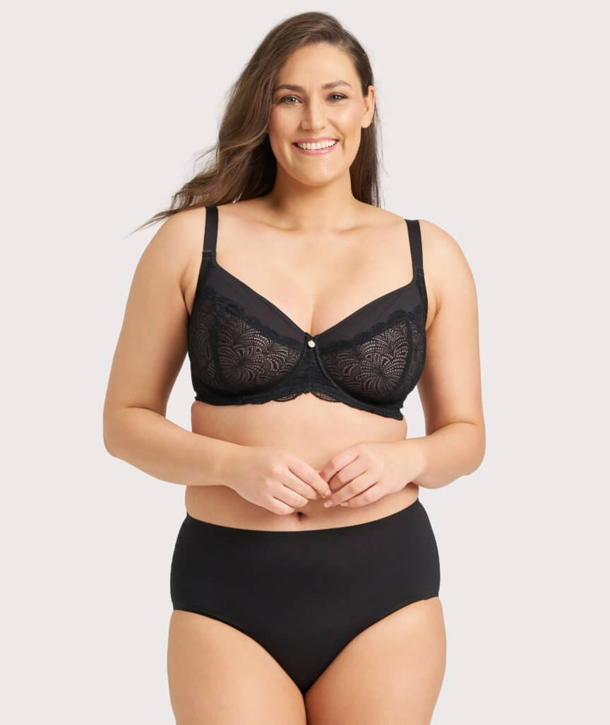 Berlei Lift & Shape Minimiser Bra - Black