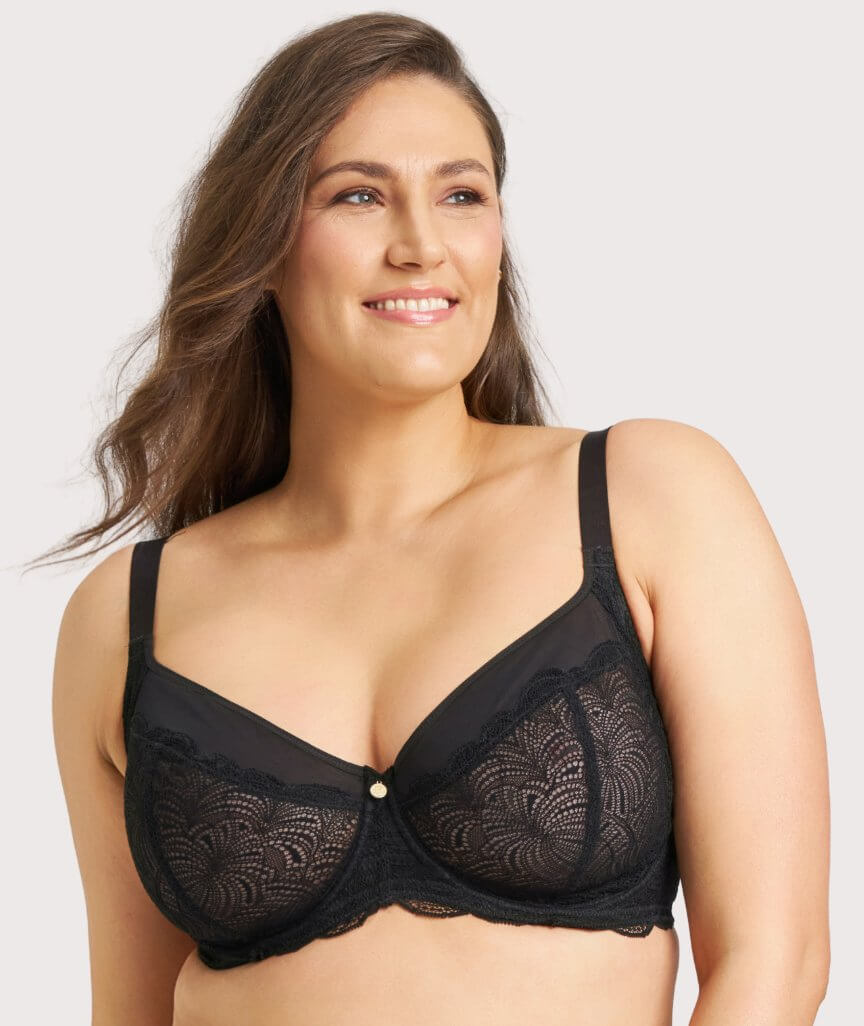 Berlei Lift & Shape Minimiser Bra - Black