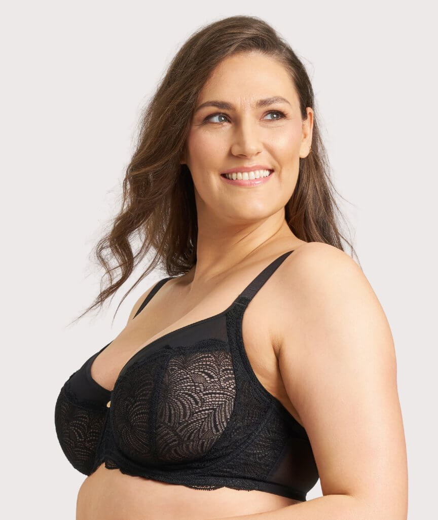 Berlei Lift & Shape Minimiser Bra - Black