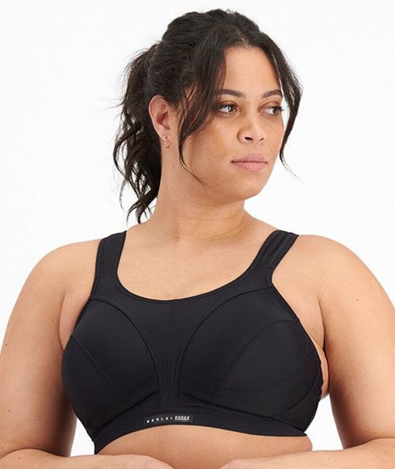 Shock Absorber by Berlei Active D+ Classic Sports Bra - Black - Curvy