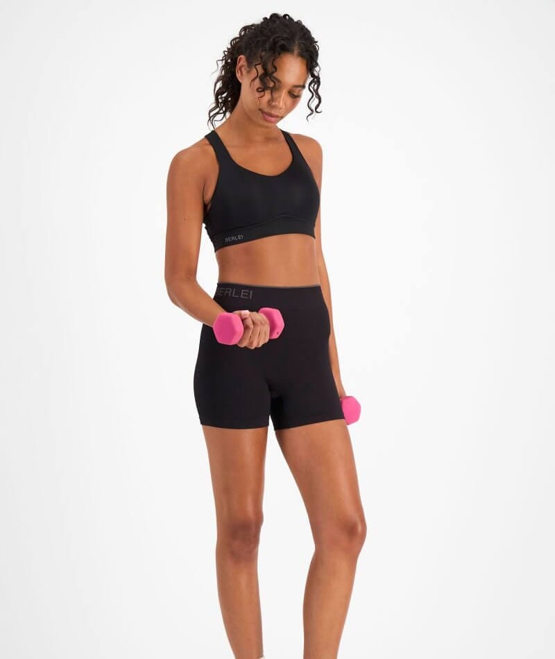 Berlei Smooth Power Wire-free Sports Bra - Black Bras 