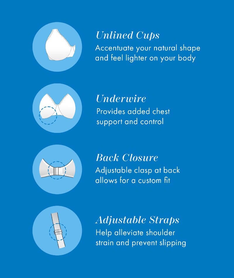 Bestform Unlined Cotton Stretch T-Shirt Bra with Underwire - White Bras 