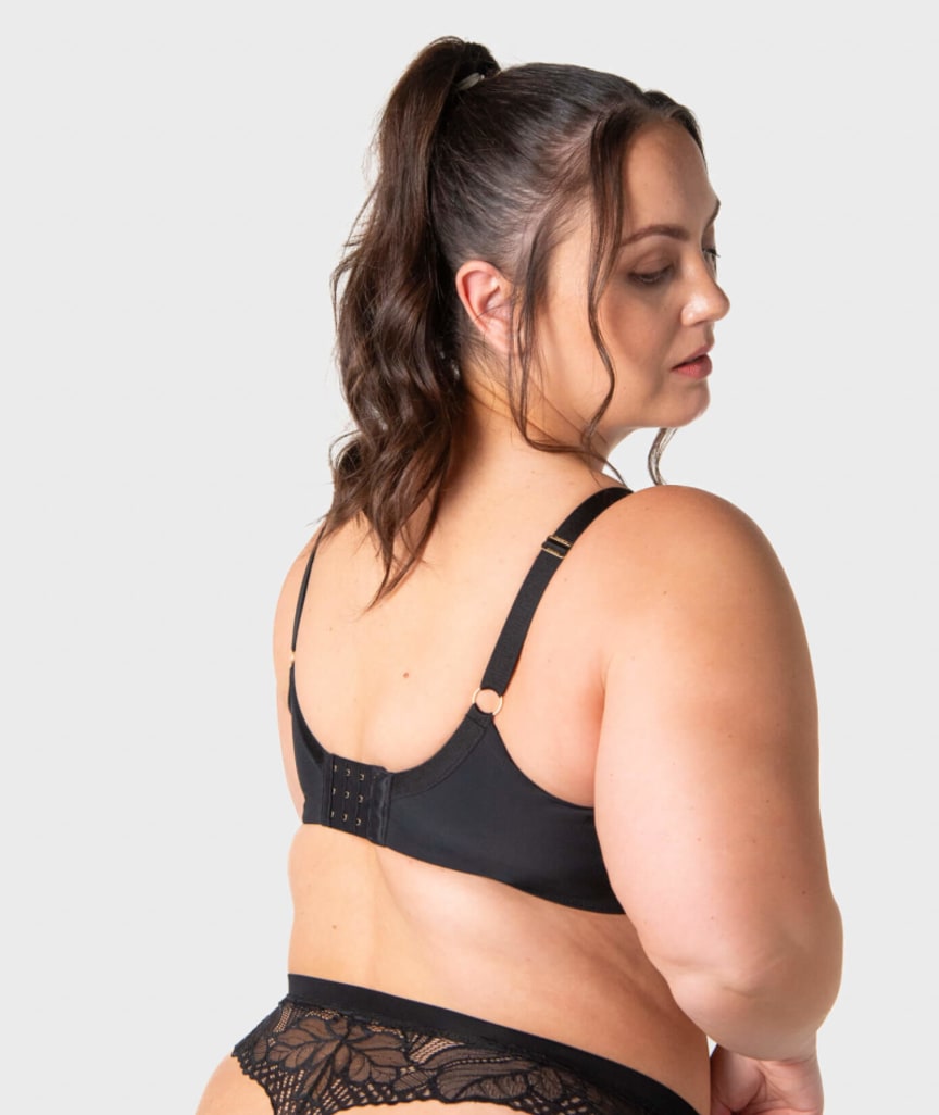 Hotmilk Luxe Wire-Free Full Cup Bra - Black