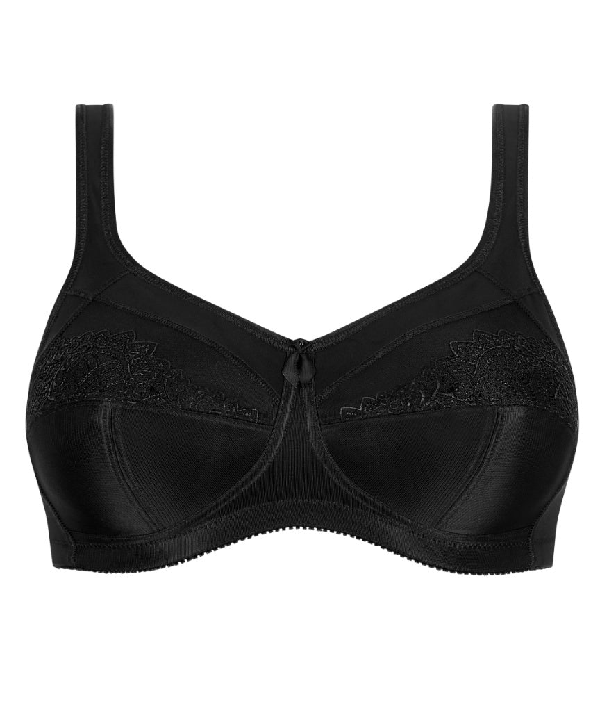 Amoena Isadora Wire-Free Bra - Black