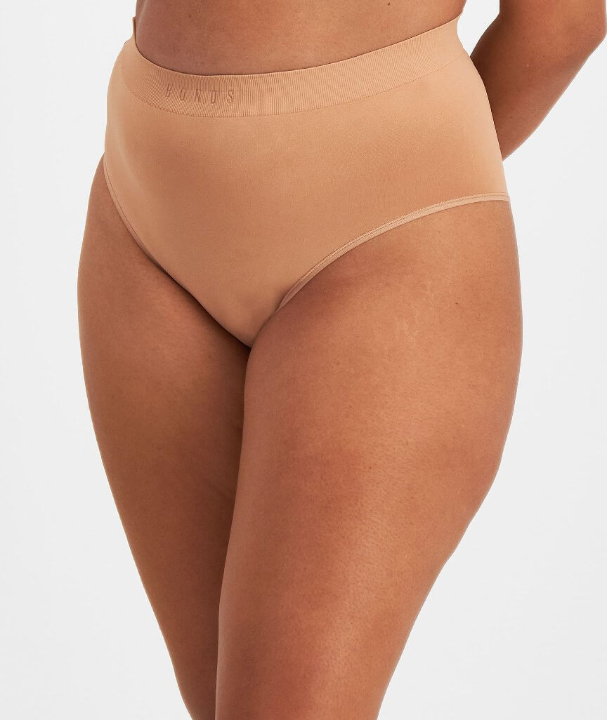 Bonds Bases Seamless Full Brief - Blush Latte