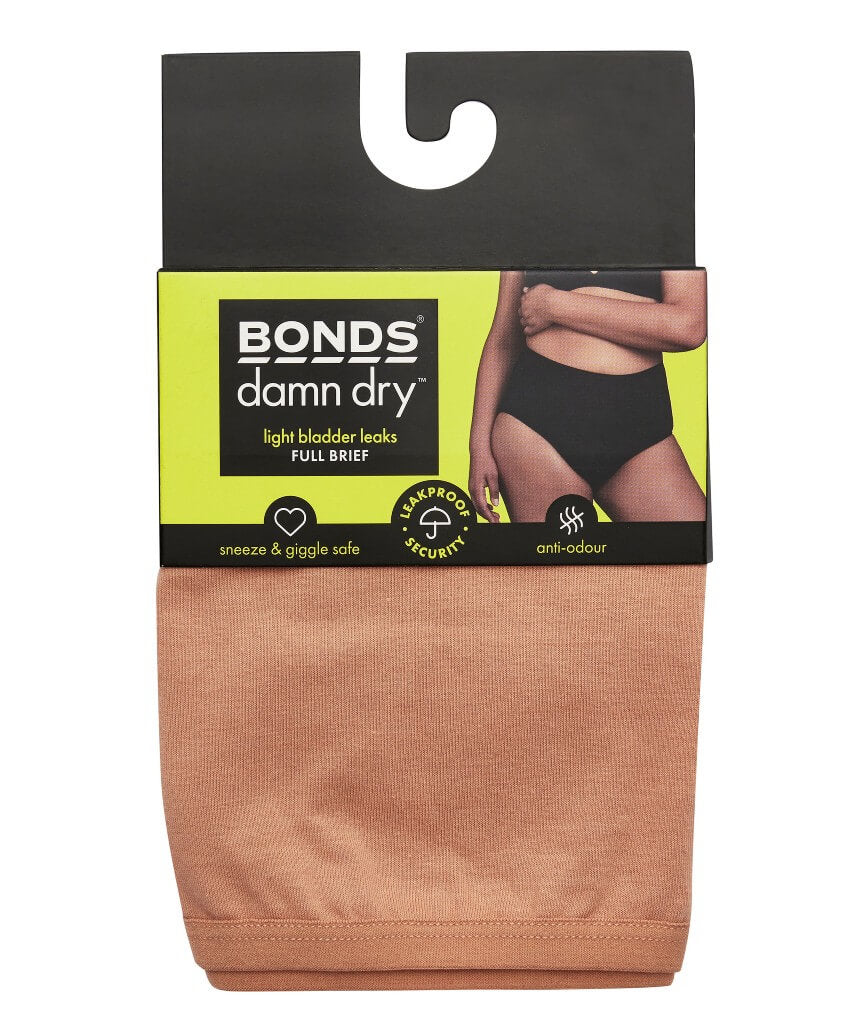 Bonds Damn Dry Full Brief - Blush Latte
