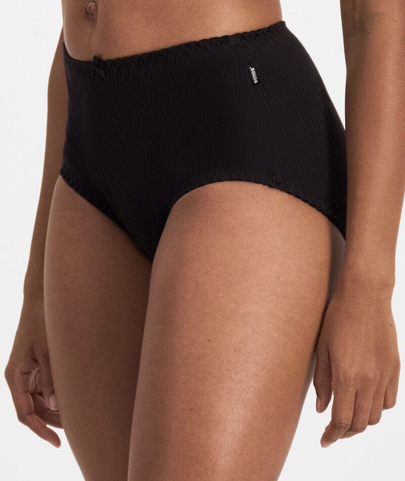 Bonds Heroes Full Brief 2 Pack - Black Knickers 
