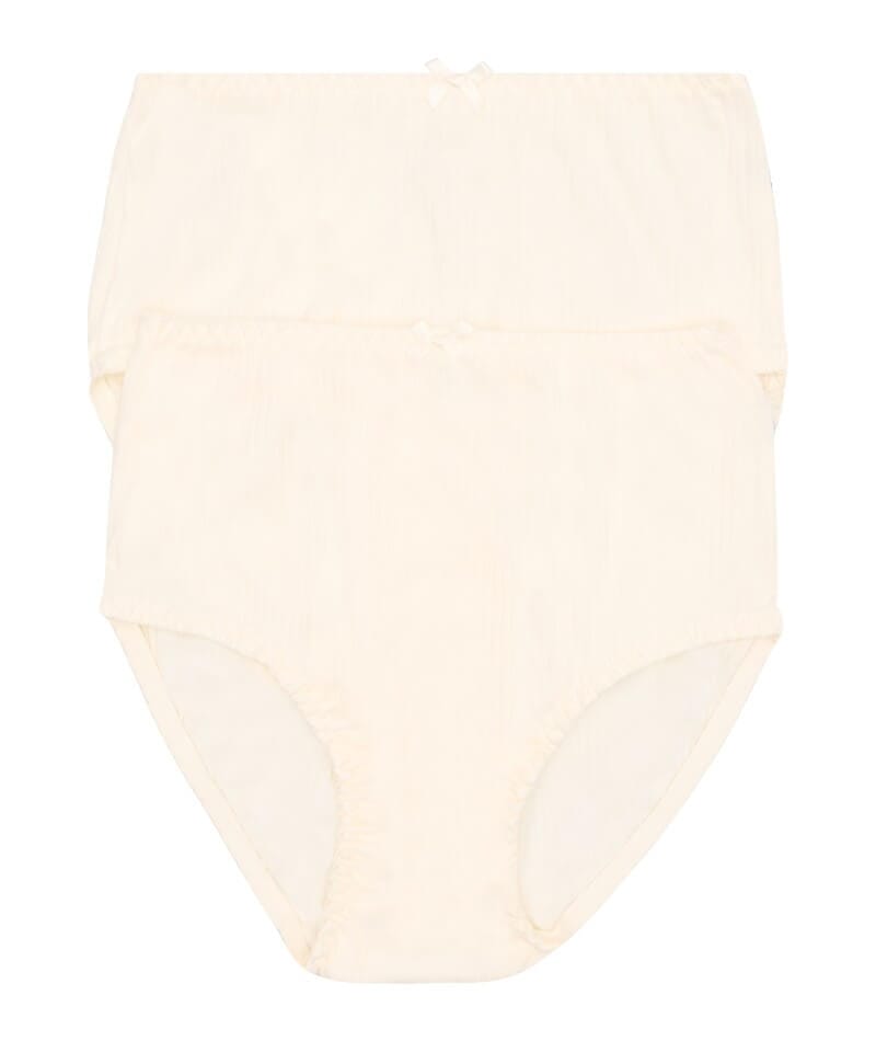 Bonds Heroes Full Brief 2 Pack - Cream Knickers 