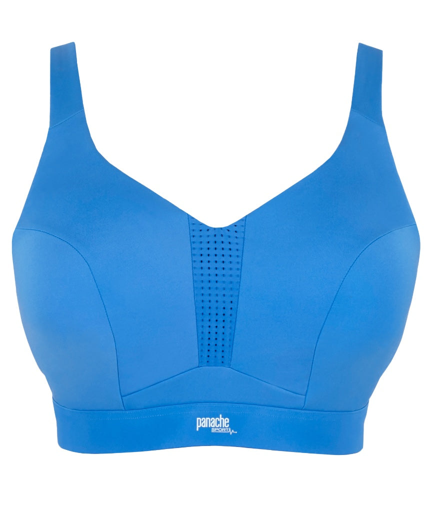 Panache Sport Endurance Ultra Perform Non Padded Underwire Sports Bra - Azure