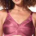 Amoena Nancy Wire-Free Bra - Dark Rouge