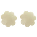 Curvy Flower Nipple Covers - Nude
