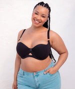 Curvy Kate Boost Me Up Padded Balcony Bra - Black Bras 