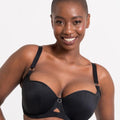 Curvy Kate Boost Me Up Padded Balcony Bra - Black