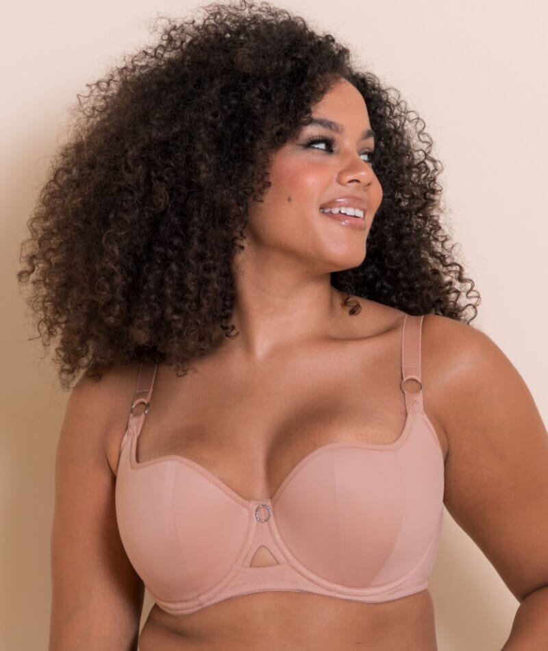 Curvy Kate Boost Me Up Padded Balcony Bra - Latte Bras 