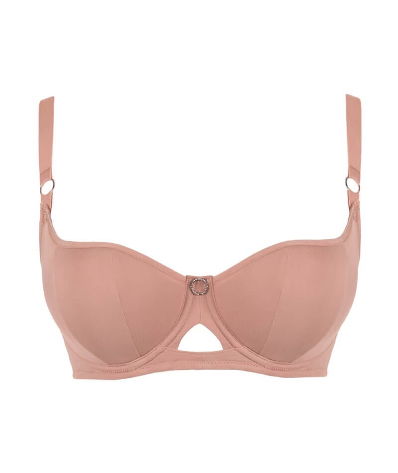 Curvy Kate Boost Me Up Padded Balcony Bra - Latte Bras 