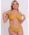 Curvy Kate Centre Stage Deep Thong - Turmeric Yellow Knickers