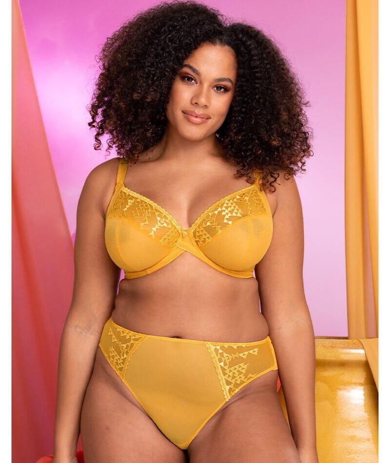 Curvy Kate Centre Stage Full Plunge Bra - Turmeric Yellow
