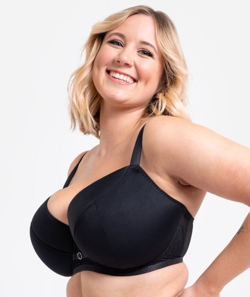 Curvy Kate Daze Padded T-Shirt Balcony Bra - Black Bras 