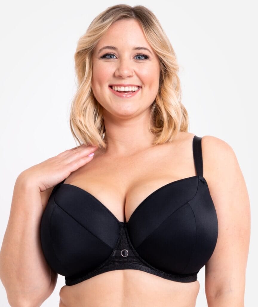Curvy Kate Daze Padded T-Shirt Balcony Bra - Black Bras 