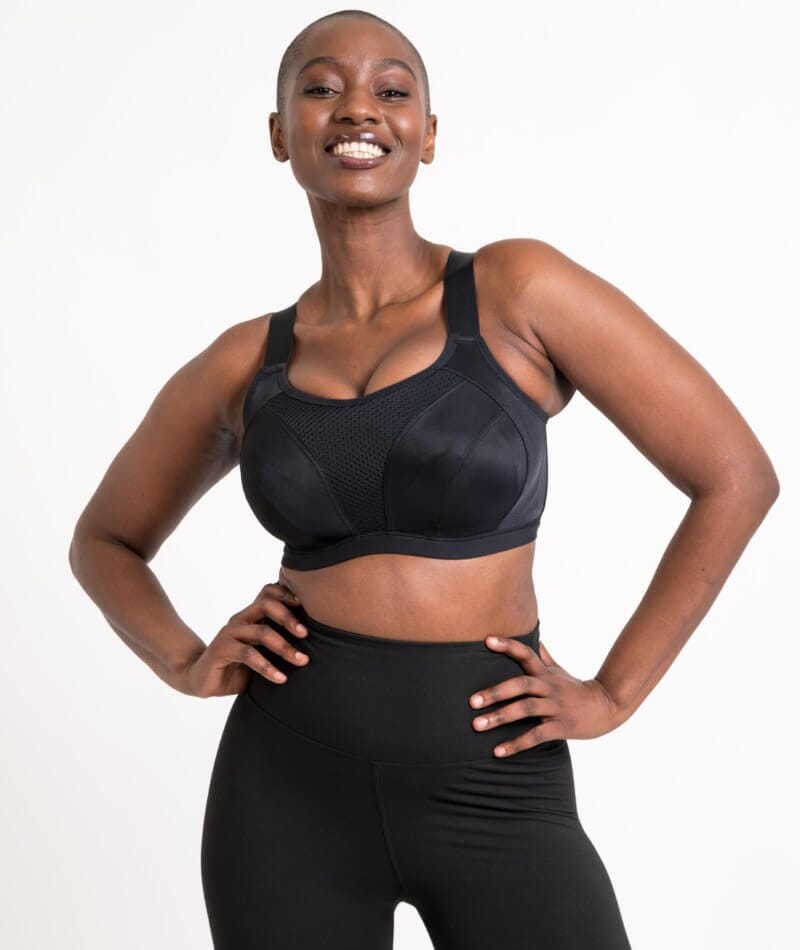 Curvy Kate Everymove Flexi-Wired Sports Bra - Black Bras 