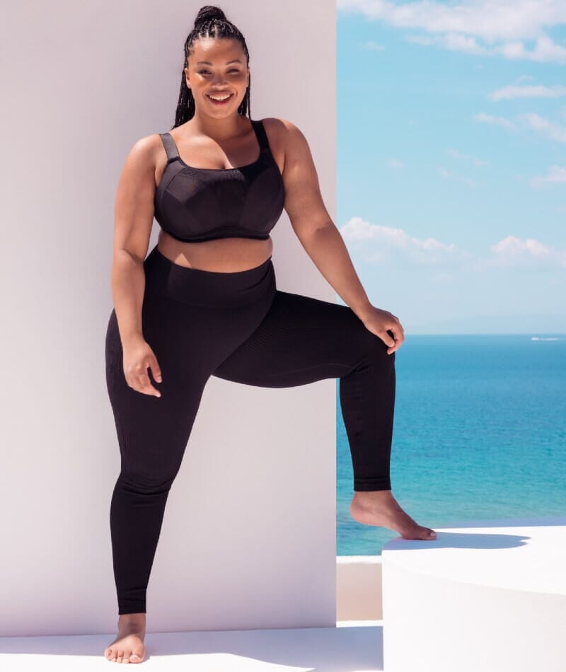 Curvy Kate Everymove Flexi-Wired Sports Bra - Black Bras 