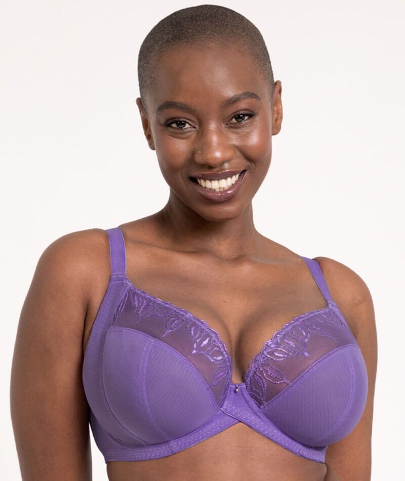 Curvy Kate Flare Full Plunge Side Support Multiway Bra Amethyst